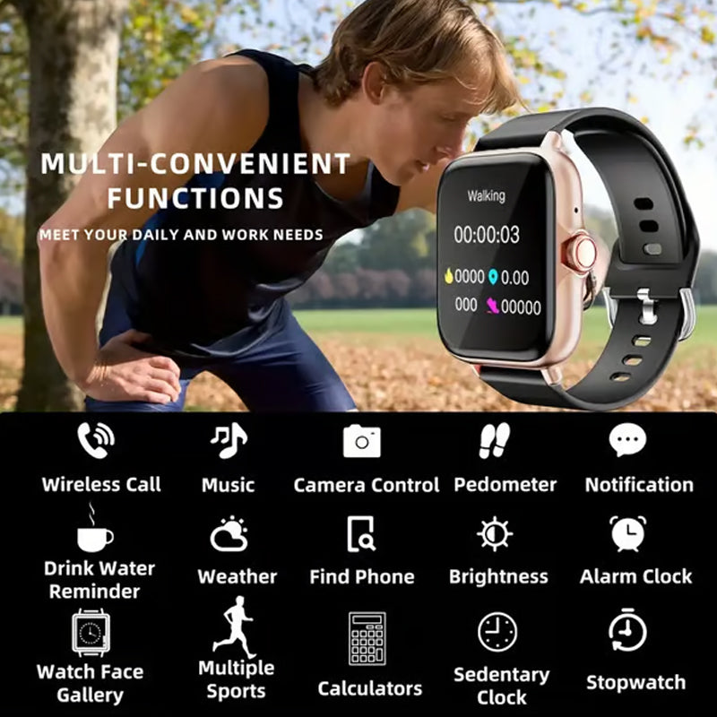 【HW】Multifunktionale Bluetooth-Smart-Sportuhr