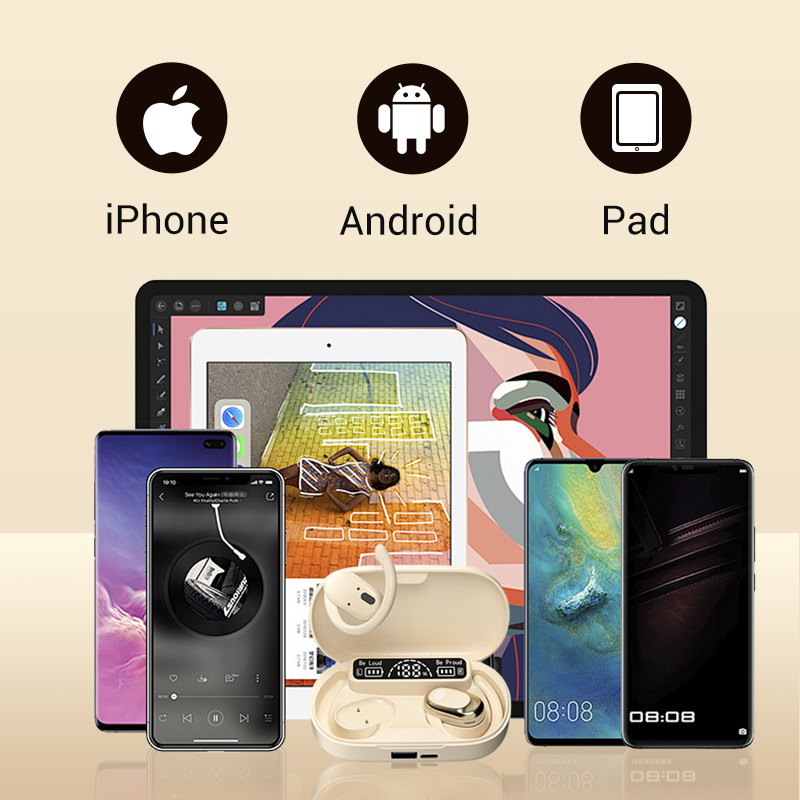 Kabellose Sport-Ohrhörer mit offenem Design und ultralanger Akkulaufzeit