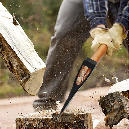 Robuste Axt mit Holzgriff