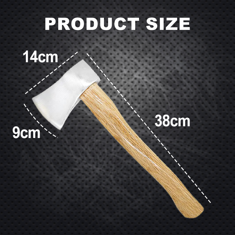 Robuste Axt mit Holzgriff