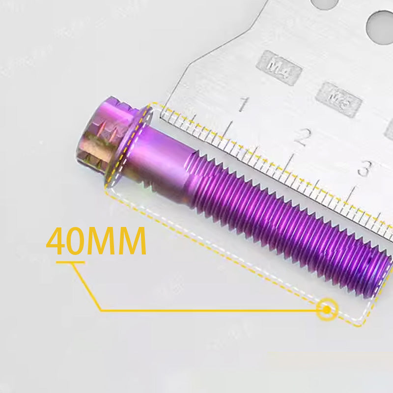 Zweiseitige Schrauben-Messkarte (Edelstahl)