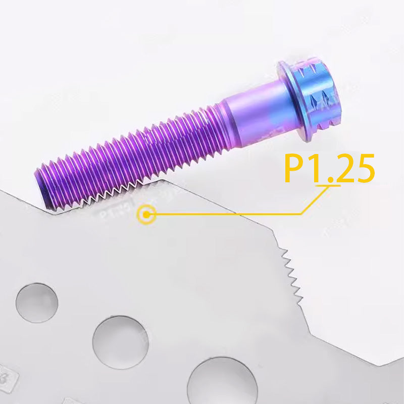 Zweiseitige Schrauben-Messkarte (Edelstahl)
