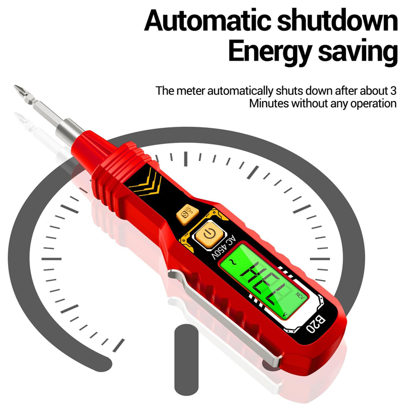 ⏳Begrenzte Zeit 50% Rabatt💥Berührungsloser Spannungsprüfer mit LCD-Anzeige