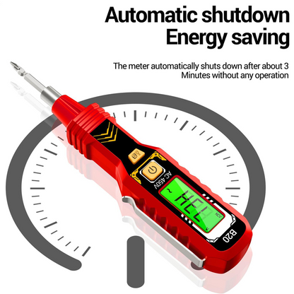 ⏳Begrenzte Zeit 50% Rabatt💥Berührungsloser Spannungsprüfer mit LCD-Anzeige