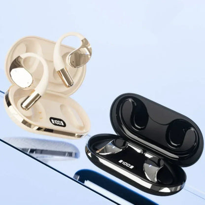 Kabellose Open-Ear-Kopfhörer mit LED-Anzeige