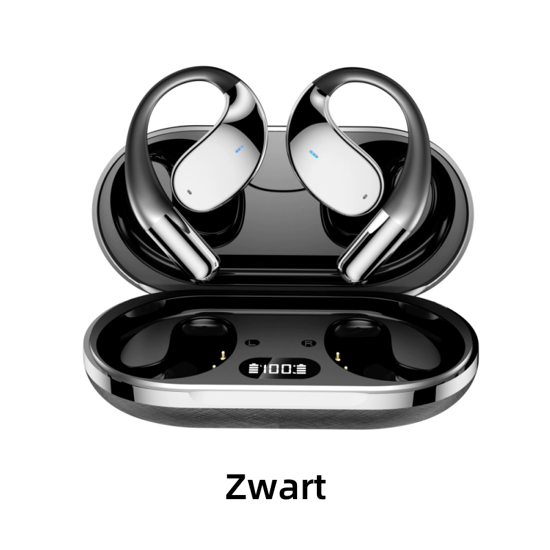 Kabellose Open-Ear-Kopfhörer mit LED-Anzeige