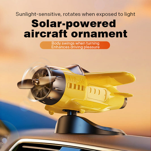 🎁2025 Limited Time Sale - 50% OFF🔥Solarbetriebene Auto-Ornamente in Flugzeugform