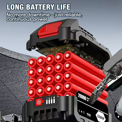 6-Zoll-Akku-Mini-Kettensäge mit 2 Batterien