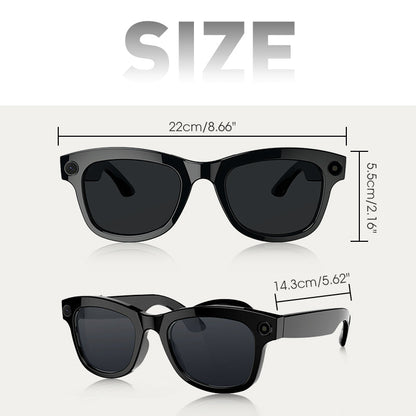 Intelligente KI-Brille mit Foto- und Videoaufnahmefunktion