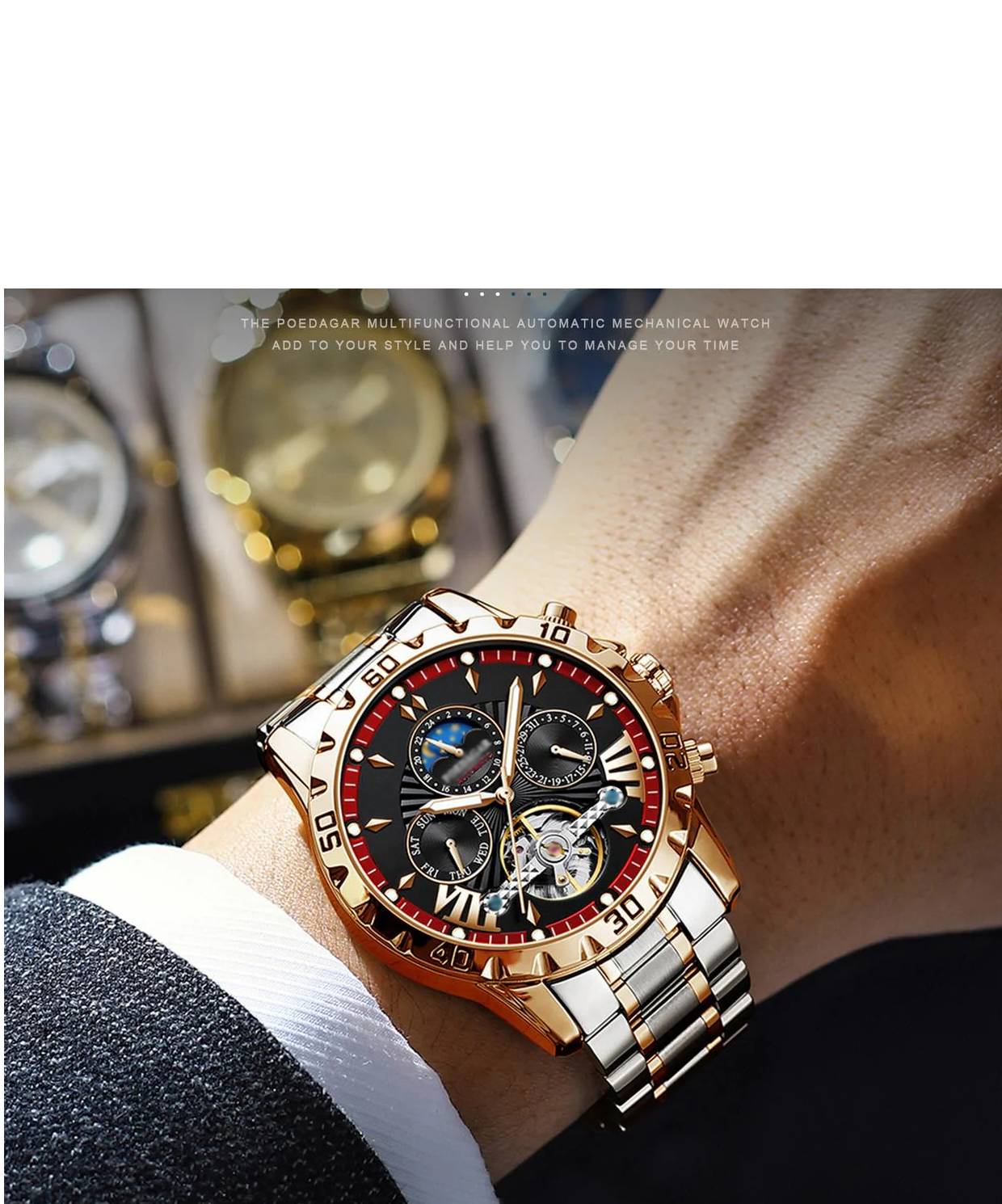 ⌚💧Schweizer brandneue wasserdichte automatische mechanische Uhren