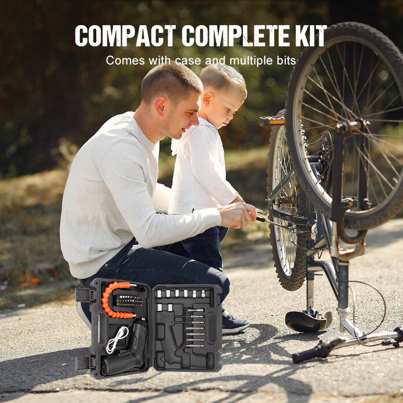 🔥Heißer Verkauf 50% Rabatt⏳Wiederaufladbares 3,6-V-Akku-Schraubendreher-Set🛠️