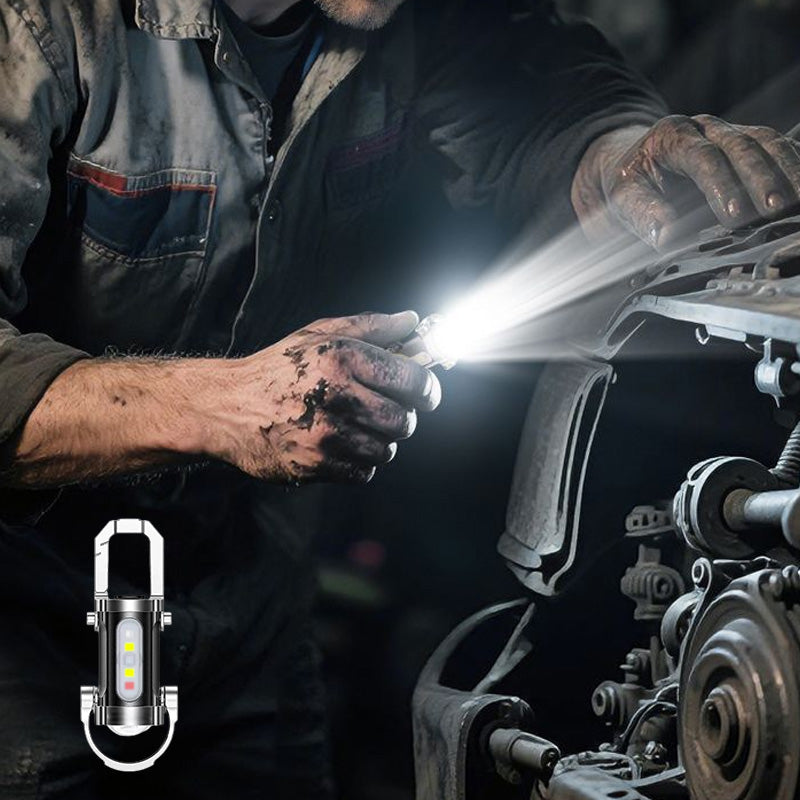 🔥Hot Sale🔥1200LM Superhelle Mini-Schlüsselanhänger-Taschenlampe Wasserdicht