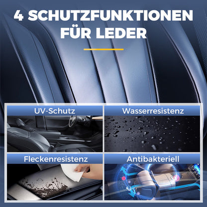 🧼 KAUFEN 2 ERHALTEN 1! ✨ Reinigungs- & Pflegecreme für Leder - Tiefenreinigung mit Natürlichen Ölen für Möbel, Autositze & Accessoires 🛋️🌟