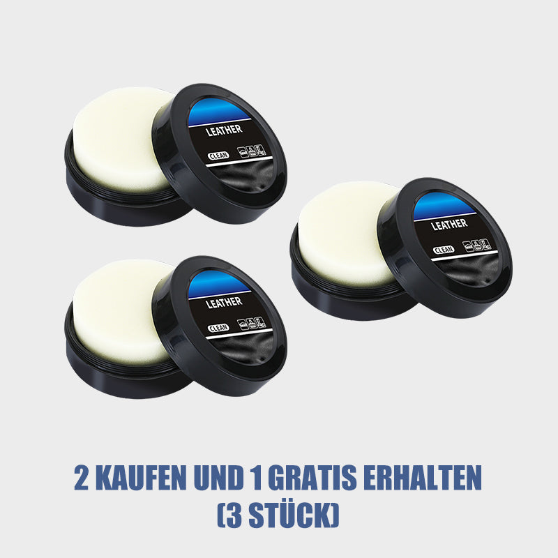 🧼 KAUFEN 2 ERHALTEN 1! ✨ Reinigungs- & Pflegecreme für Leder - Tiefenreinigung mit Natürlichen Ölen für Möbel, Autositze & Accessoires 🛋️🌟