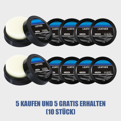 🧼 KAUFEN 2 ERHALTEN 1! ✨ Reinigungs- & Pflegecreme für Leder - Tiefenreinigung mit Natürlichen Ölen für Möbel, Autositze & Accessoires 🛋️🌟