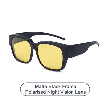 😎Polarisierte UV-Schutz-Sonnenbrille mit doppeltem Verwendungszweck✨