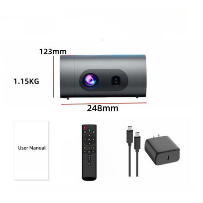 Tragbarer Projektor mit 180° Drehung