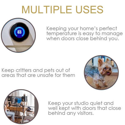 Multifunktionaler Türschließer mit Federpositionierung (mit Schrauben ausgestattet)