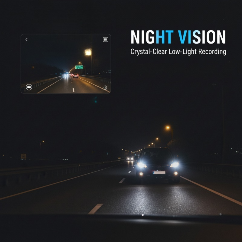 📷1080P HD-Dashcam mit WLAN und Nachtsichtfunktion🚗