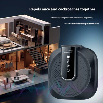 Ultraschall-Anti-Ruder-Abwehrmittel, leistungsstark – 360°-Intelligente Technologie für